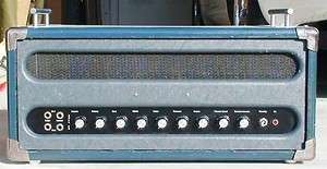 VINTAGE UNIVOX 1011 LEAD GUITAR AMP HEAD; EARLY 1970s; GOOD USED 