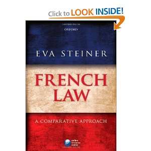  French Law A Comparative Approach [Paperback] Eva 
