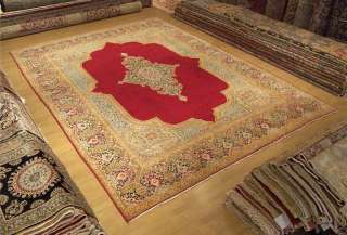   Antique Circa 1930s Persian Lavar Kerman Wool Rug Great Condition