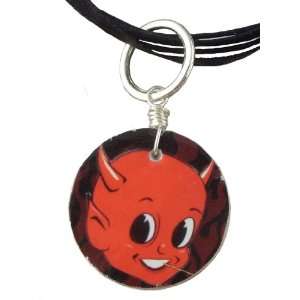 Little Devil Recycled Mail Pendant