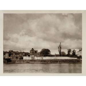  1926 River Shannon Limerick Ireland Photogravure Hoppe 