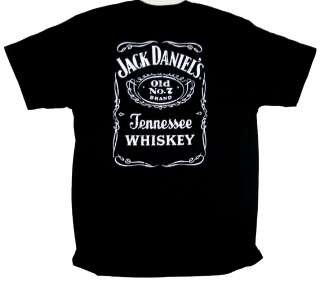 Jack Daniels T shirt Logo Label 2 Sides xxl  