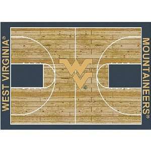  West Virginia Mountaineers College Basketball 3X5 Rug From 