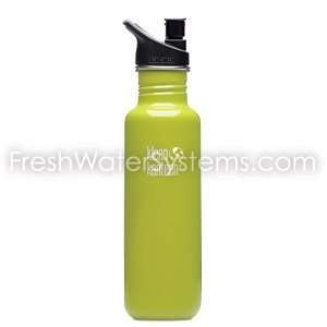   oz. Stainless Steel Water Bottle   Green Energy K27: Sports & Outdoors