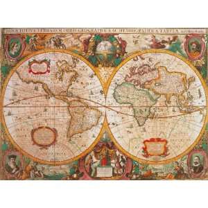  Old Map 1000 Piece Jigsaw Puzzle Toys & Games