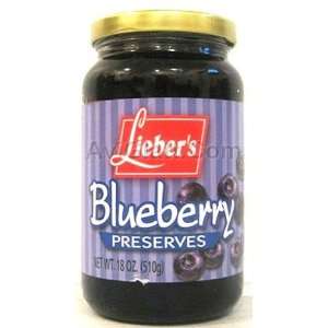 Liebers Blueberry Preserves 18 oz  Grocery & Gourmet Food