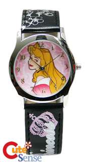 Disney Princess Bella Wrist Watch  Round Leather Band  