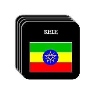  Ethiopia   KELE Set of 4 Mini Mousepad Coasters 