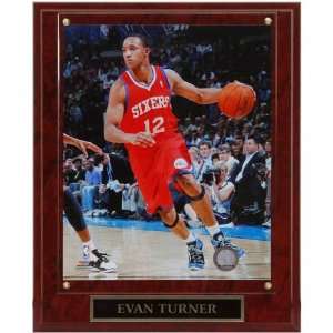 NBA Philadelphia 76ers #12 Evan Turner 10.5 x 13 Away Player 