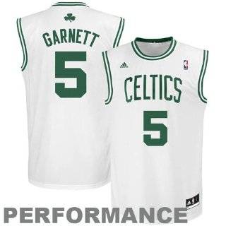 Kevin Garnett Jersey adidas White Replica #5 Boston Celtics Jersey 