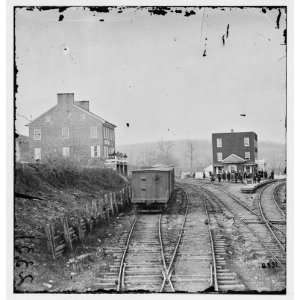  Civil War Reprint Hanover Junction, Pennsylvania. View of 
