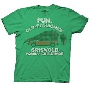  National Lampoons Christmas T  Shirt   Green   Medium 