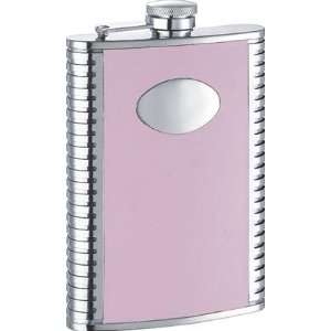  Supermodel Leather & Stainless Steel 8oz Flask