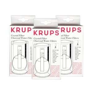  Krups 590 Charcoal Filters, 3 Pack, 1 Year Supply Kitchen 