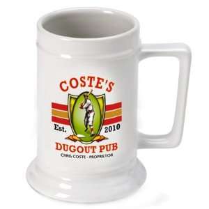  Dugout Personalized German Beer Stein: Kitchen & Dining