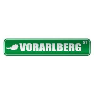     VORARLBERG ST  STREET SIGN CITY AUSTRIA