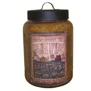   Spice Cake Jar Candle with Most Important Folk Art