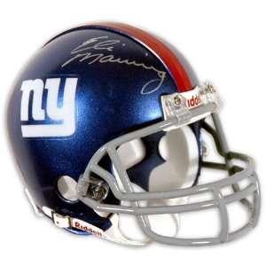 Eli Manning New York Giants Autographed Mini Helmet:  