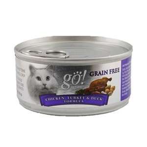 Go Natural Grain Free Chicken/Turkey/Duck Canned Cat Food 