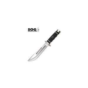  SOG Creed Bowie Knife 7.5 Satin Finish Fixed Blade 
