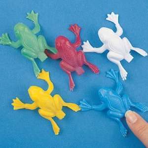 PLASTIC JUMPING FROGS (144 PIECES)   BULK: Toys & Games