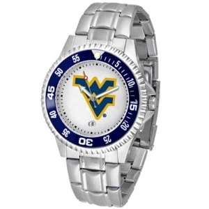 : West Virginia Mountaineers NCAA Competitor Mens Watch (Metal Band 