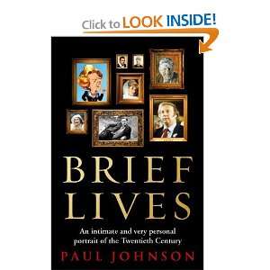  Brief Lives [Hardcover] Paul Johnson Books