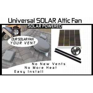  Solar Attic Fan   UNIVERSAL MOUNTING