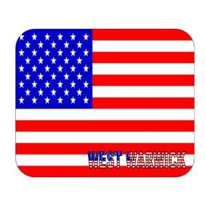  US Flag   West Warwick, Rhode Island (RI) Mouse Pad 