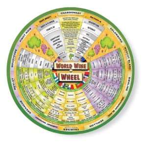  World Wine Wheel 12 to Display