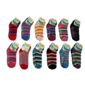  Childrens Fuzzy Socks with Grips Case Pack 120: Sports 