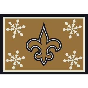  Miliken & Company New Orleans Saints Holiday 2 Ft. 8 In. x 