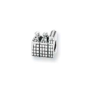    Castle Charm in Silver for Pandora and most 3mm Bracelets Jewelry