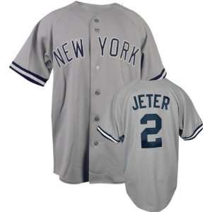   MLB Road Grey Replica New York Yankees Jersey
