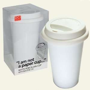  I Am Not A Paper Cup   Thermal Porcelain Mug: Kitchen 