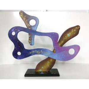  Contemporary Abstract Modern Art Painted Table Sculpture 