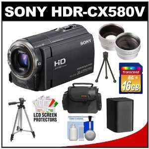  Sony Handycam HDR CX580V 32GB 1080p HD Video Camera Camcorder 