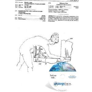  NEW Patent CD for MAMMOGRAPHIC X RAY APPARATUS AND 