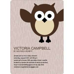  Wise Owl Baby Shower Invitations