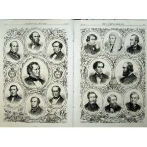   1867 Members Cabinet Stanley Duke Lord DIsraeli Derby