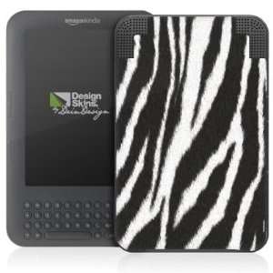    Kindle 3 Wi Fi Rueckseite   Zebra Fur Design Folie Electronics