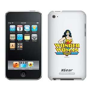  Wonder Woman Pose With Logo on iPod Touch 4G XGear Shell 