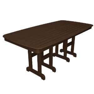  Trex Outdoor Yacht Club 37 x 72 Dining Table in Vintage 