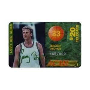 Collectible Phone Card $20. Larry Bird Issue L (1st Series of 9 