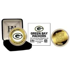 Green Bay Packers Gold and Color Coin