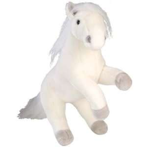  Posable Plush White Horse Toys & Games
