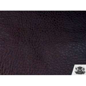   COGNAC Fake Leather Upholstery Fabric By the Yard 
