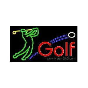  Golf Outdoor Neon Sign 20 x 37