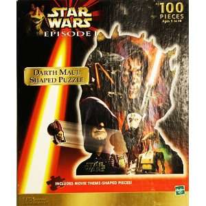  Star Wars Episode I Darth Maul Shaped Puzzle 100 Pieces 