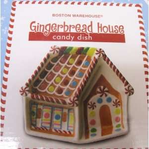 Boston Warehouse Gingerbread House Candy Dish  Kitchen 